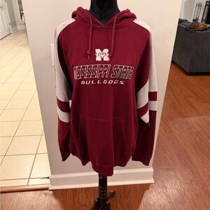 NWT Mississippi State Bulldogs Varsity Hoodie L